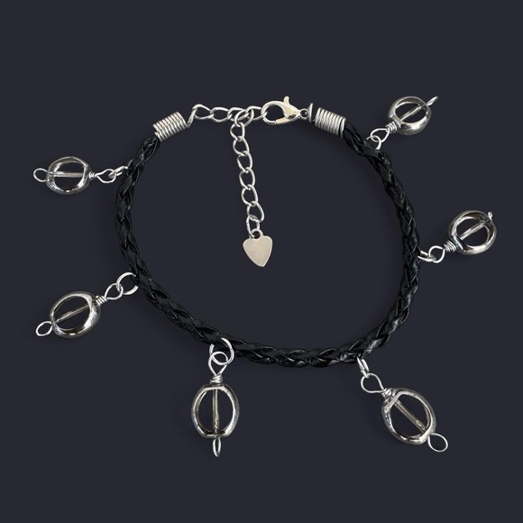 Clear & Silver Charm Bracelet - Picture 1 of 5